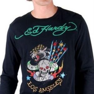 Ed hardy full sleeve t shirts Clearance